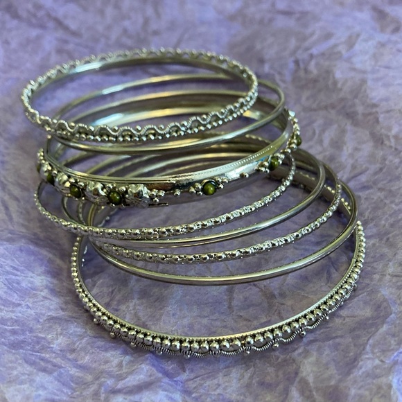 Bangle bracelets set - Picture 2 of 2